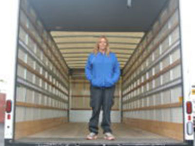 26-Foot Rental Truck Interior