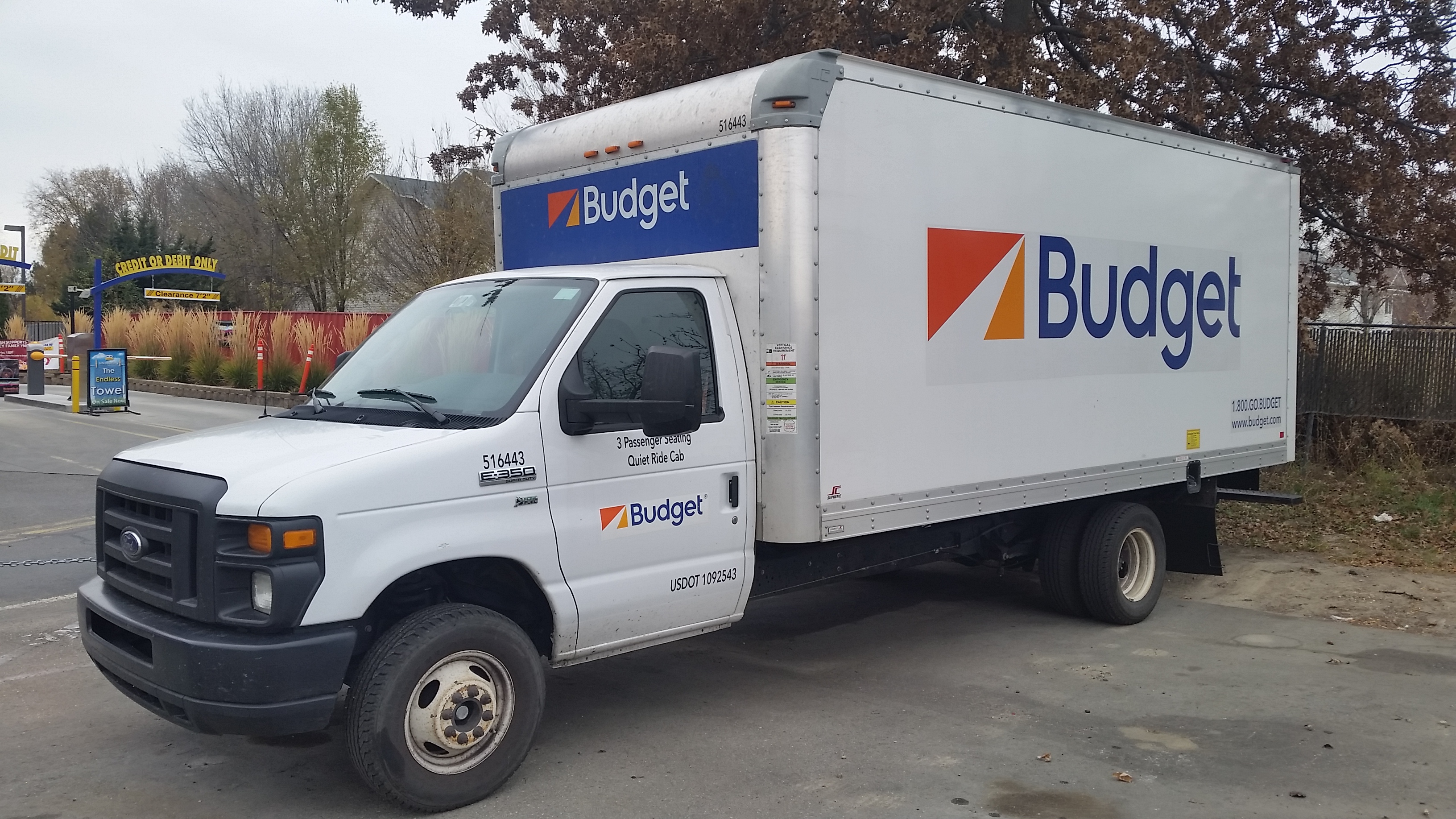 Budget Truck Interior